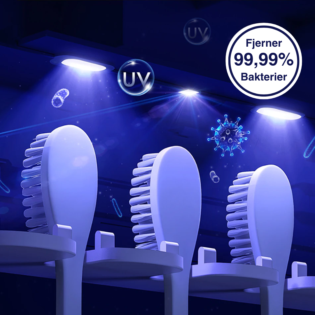 UV-steriliserende tannbørsteholder