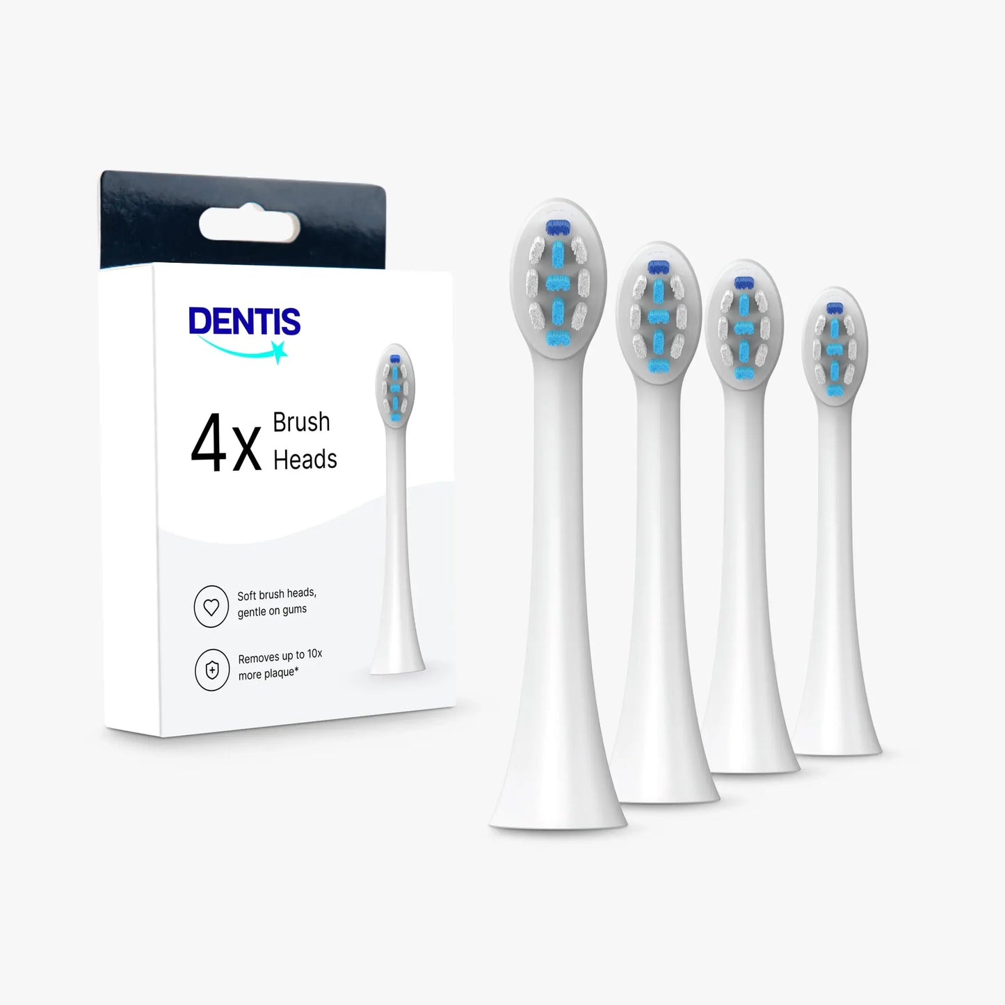 (4pk) D2 Pro Sensitive Børstehoveder Dentis Oral