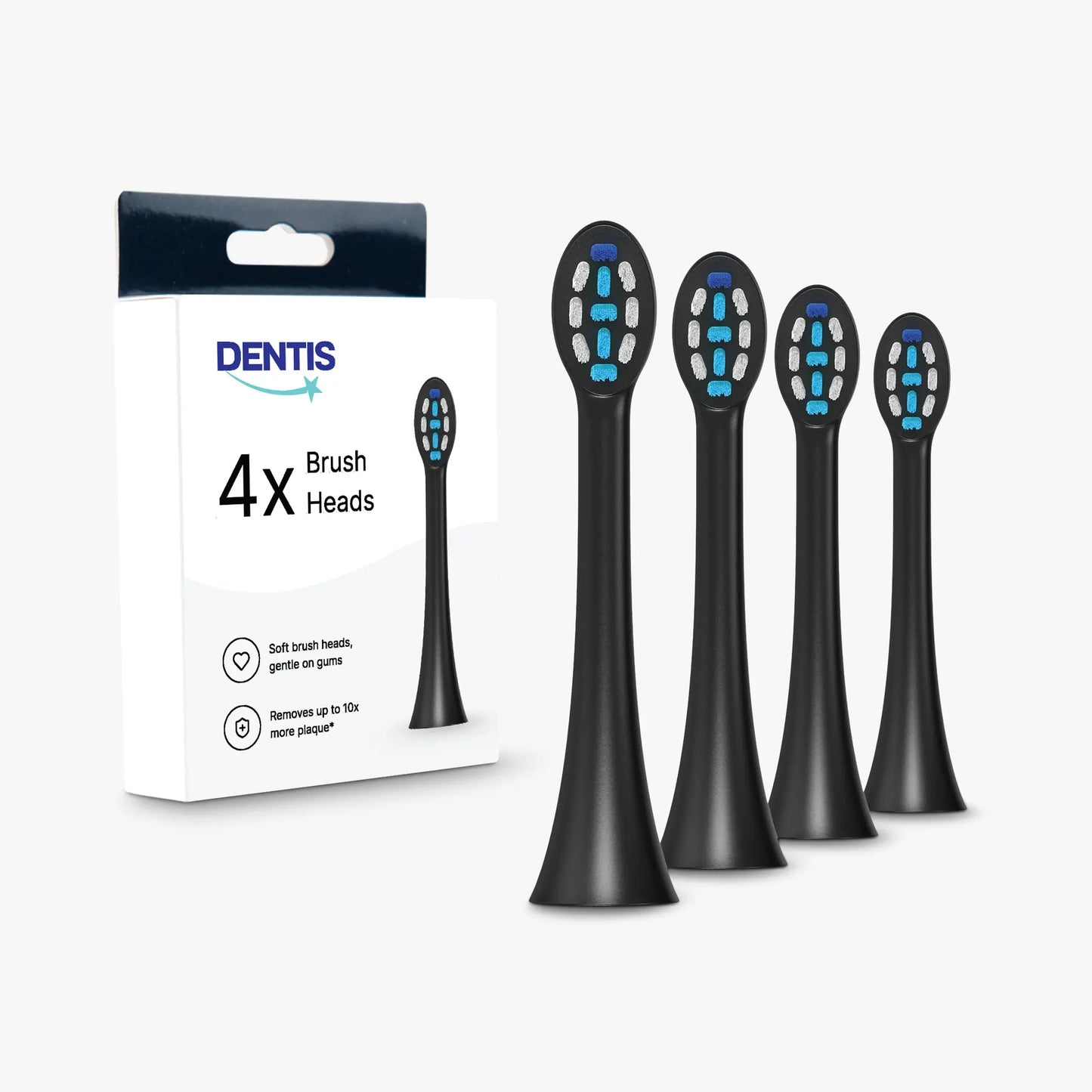 (4pk) D2 Pro Sensitive Børstehoveder Dentis Oral