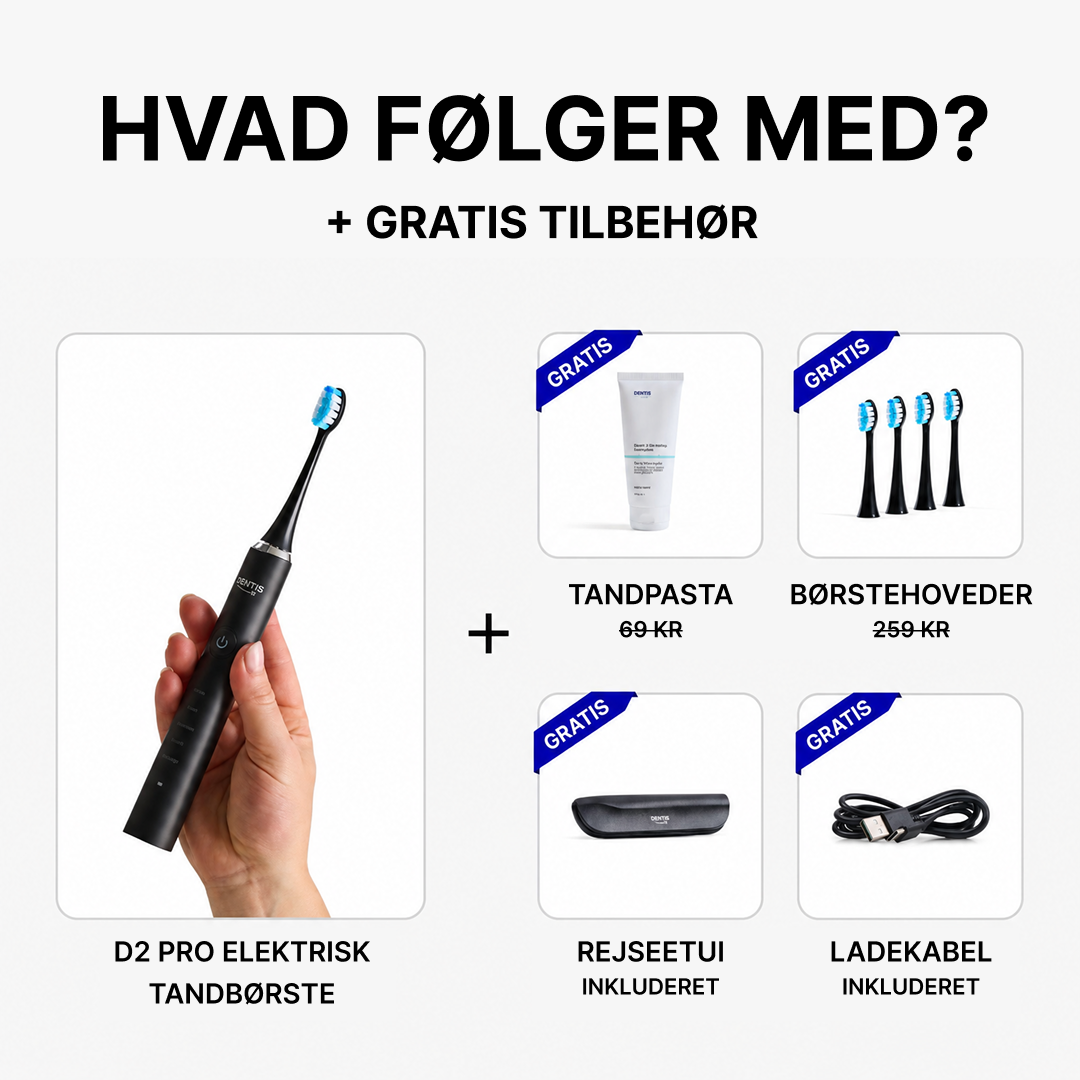 D2 Pro Elektrisk Tandbørste Dentis