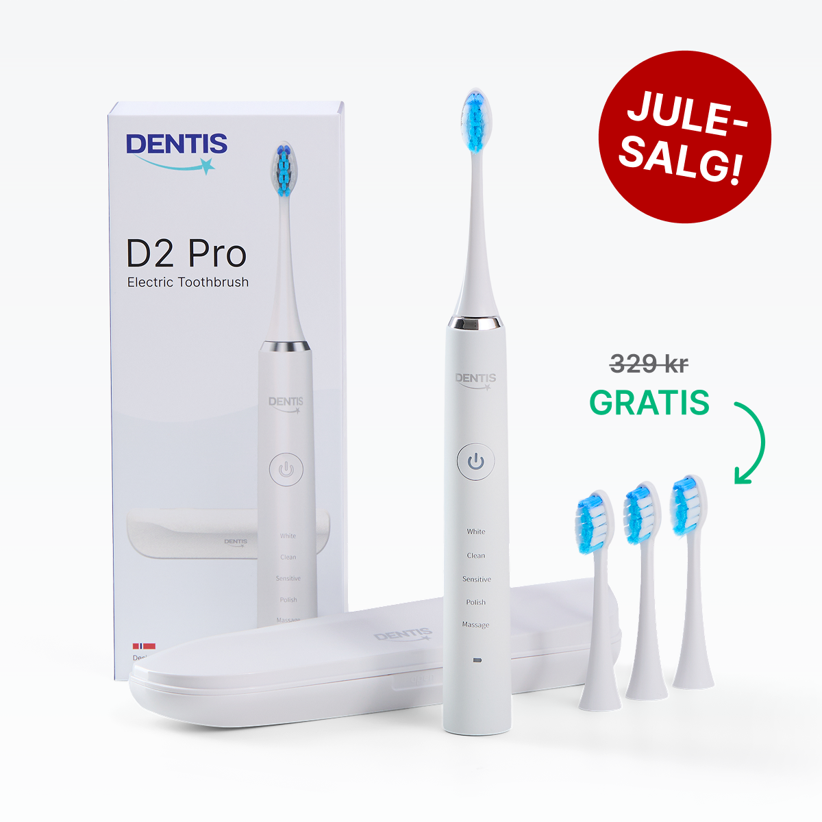 D2 Pro Elektrisk Tandbørste Dentis