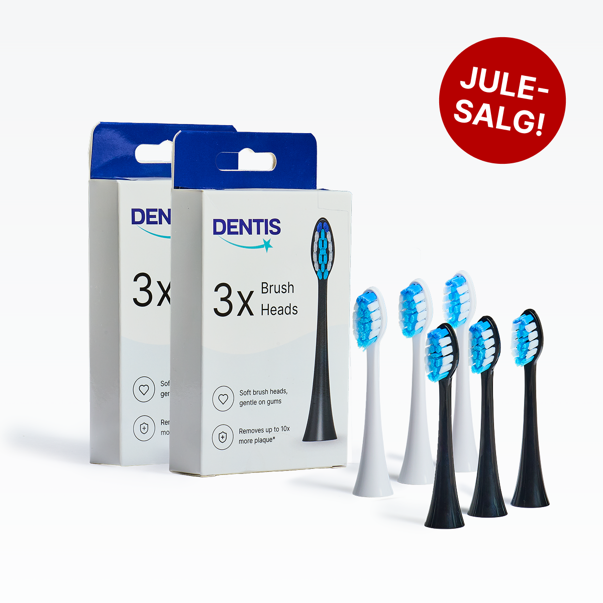 (6pk) D2 Pro Børstehoveder Dentis