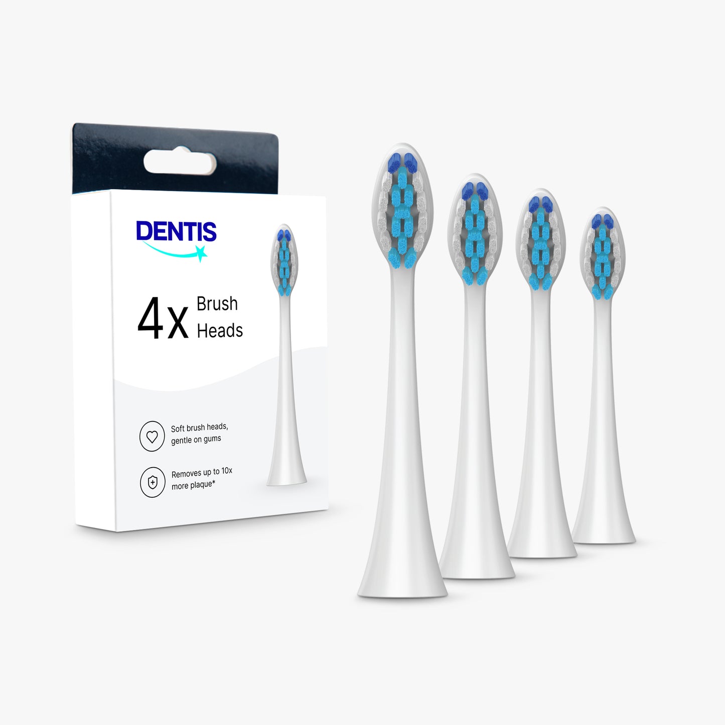 (4pk) D2 Pro Børstehoveder
